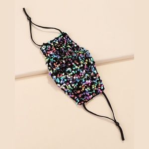 Kids Sequin Face Mask
